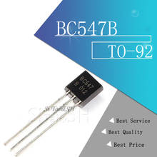 Transistor de triodo, nuevo, BC547B TO-92 BC547 TO92 547B, 100 Uds. 2024 - compra barato