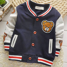 Chaqueta deportiva con botones para niño, abrigo de manga larga de algodón con dibujos animados, gran oferta, primavera y otoño, 2019 2024 - compra barato