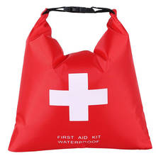 Kit de primeros auxilios a prueba de agua, bolsa portátil de 1,2 L, estuche para botiquín de emergencia, organizador de viaje para acampar al aire libre 2024 - compra barato