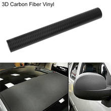 Vinilo 3D impermeable de fibra de carbono para coche, rollo de lámina, película, pegatina para coche, calcomanía, accesorios de estilo para motocicleta, papel 2024 - compra barato