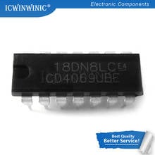 10PCS CD4069UBE DIP14 CD4069U DIP CD4069 DIP-14 CD4069BE new and original IC 2024 - buy cheap