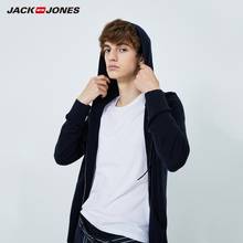 JackJones Men's Woolen Slim Fit Sporty Hooded Long-sleeved Cardigan Knit Sweater Menswear| 219324502 2024 - buy cheap