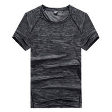 Camisetas deportivas de manga corta para hombre, ropa deportiva informal con cuello redondo, talla grande 7XL8XL 2024 - compra barato