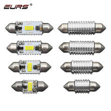 EURS 10pcs Canbus C5W C10W Car Festoon Light 31mm 36mm 39mm 41mm Interior Dome Reading Lights CSP Chips White Yellow LED Bulbs 2024 - buy cheap