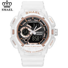 Smael-relógio digital esportivo masculino, modelo militar, quartzo, com cronômetro, esportivo 2024 - compre barato