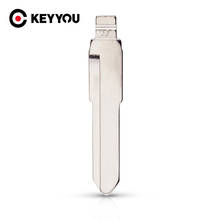 KEYYOU 15x Metal Blank Uncut Flip KD Remote Key Blade Type #27 For Mazda Blade 2024 - buy cheap