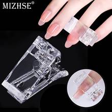 MIZHSE-Clip para uñas postizas de plástico, accesorios para extensión de uñas, postizas, Gel Acrílico 2024 - compra barato
