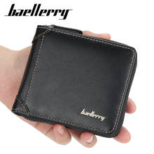 new Baellerry men's short wallet fashion zipper purse with coin bag man Korean multi-card card holder vintage short wallet male 2024 - buy cheap