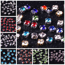 Pulaqi DIY Strass Crystal Sewn Rhinestones Claw Rhinestones for Needlework Clear Glass Thermomix Red Crafts for Sewing Crafts 2024 - buy cheap