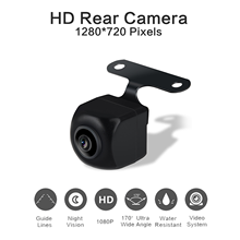 Камера заднего вида Dasaita автомобильная универсальная с объективом «рыбий глаз», HD, 170 2024 - купить недорого