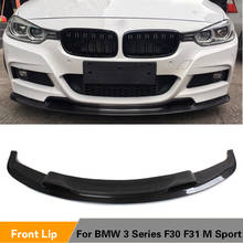 Carbon Fiber / FRP Black Front Lip Spoiler Apron for BMW 3 Series F30 F31 320i 328i 335i M Sport Sedan 4-Door 2012 - 2016 2024 - купить недорого