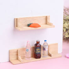 New Hot！1:12 Dollhouse Miniature Wood Wall Mount Shelf Storage Furniture Accessories 2024 - buy cheap