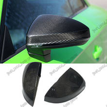 Real Carbon Fiber Side Rear View Mirror Cover trim For Audi R8 TT TTS 2015 2016 2017 2018 2019 2024 - buy cheap