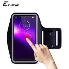 Sport Running Cycling Gym Phone Cover For Motorola Moto One 5G ACE vision Action Power Zoom Hyper Fusion Plus Arm Band Case 2024 - buy cheap