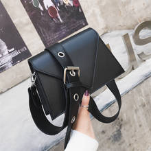 Fashion Small Flap Designer Wide Belts Women Shoulder Bags Luxury Pu Leather Crossbody Messenger Bag Chic Female Purses 2019 Sac 2024 - buy cheap