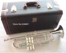 New Arrival Bach  LT180S-72 Bb Small Trumpet  Silver Golden Key Professional Music Instruments with case Free Shipping 2024 - buy cheap