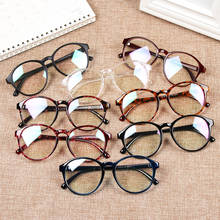 Gafas ópticas Retro clásicas para hombre y mujer, lentes transparentes a la moda, montura de Metal, 1 unidad 2024 - compra barato