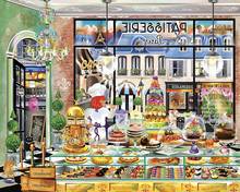 JMINE Div 5D Paris Bakery Shop Full Diamond Painting cross stitch kits art High Quality food 3D paint by diamonds 2024 - buy cheap