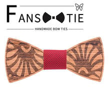 100% Natrie Soild Wooden Mens Bow Ties New Design Neck Ties for Men Formal Business Wedding Party Gravatas Accessorices Bowtie 2024 - buy cheap