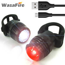 WasaFire светодиодный задний светильник для велосипеда с зарядкой от usb, велосипедный задний светильник, 3 режима, задний светильник для езды на велосипеде, Предупреждение велосипедный фонарь 2024 - купить недорого