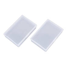 2PCS/set Plastic Transparent Box Playing Cards Container Storage Case Poker Game Card Box Table game storage Entertainment 2024 - buy cheap