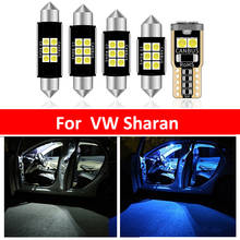 Paquete de bombillas LED blancas para Interior de coche, 17 piezas, para Volkswagen, VW, Sharan 7N, 2011-2018, mapa, domo, lámpara de maletero, Iceblue 2024 - compra barato