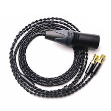 Audiocrast-Cable de actualización Chapado en plata balanceado, alta gama, 4 pines, XLR, para auriculares SUNDARA he400i he400s HE560 2024 - compra barato