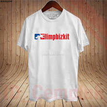 Camiseta de Limp Bizkit para hombre y mujer, camisa informal de moda con diseño de banda de Hip Hop y Rock alternativa, color blanco, sbz411 2024 - compra barato