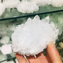 500-800 г натуральный белый призрак кварцевый кристалл кластер целебные кристаллы сырой драгоценный камень образец для дома и офиса украшения фэншуй 2024 - купить недорого