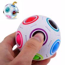 2021 Creative Magic Rainbow Ball Cube Speed Puzzle Ball Kids Educational Learning Funny Toys for Children Adult Stress Reliever 2024 - buy cheap