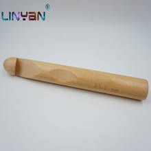 1 pçs carbonize bambu crochê ganchos agulhas de tricô 25mm agulhas de croche mão única costura agulhas mão tricô ferramentas zl50 2024 - compre barato