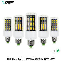 No Flicker SMD 5736 Lampada More Bright 5730 5733 LED Corn lamp Bulb light 3W 5W 7W 9W 12W 15W E27 Candle Spotlight 220V 2024 - buy cheap