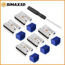 Simax3d 5 peças-driver para motor de passo tmc2208 v1.2 stepstick módulo de driver de motor de passo com dissipador de calor para peças de impressora 3d 2024 - compre barato