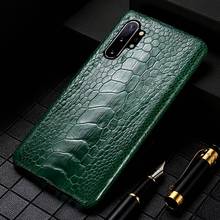 Genuine Ostrich Foot Leather Phone Case for Samsung Galaxy Note 10 Lite 20 9 M31 A50 A51 A71 S21 S20 Ultra M51 S8 S9 S10 Plus 2024 - buy cheap