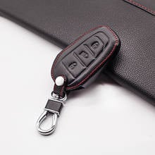 Funda de cuero para llave de coche, cubierta de 3 botones para Peugeot 99%, 3008, 208, 308, 508, 408, accesorios para coche, 2008 2024 - compra barato