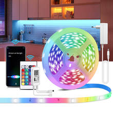 Apple-luzes led para o quarto, smart, wi-fi, 12v, homekit, rgb, natal, decoração, diodo, fita, dohome, controle inteligente 2024 - compre barato