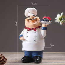 4Pcs Chef Adornment,Kitchen Resin Ornaments,Chef Statue Sculpture for Collectible Figurine 2024 - buy cheap