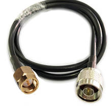 Lmr240 cabo sma macho para n macho, conector coaxial de rf de baixa perda, cabo ax de 1m 2m 3m 5m 10m 2024 - compre barato