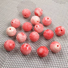 Synthetic Coral engraving pattern Round Punch loose beads isolation bead for Jewelry making DIY necklace bracelet accessories 2024 - buy cheap