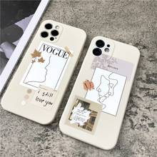 Fashion Vogue Soft Case For Iphone 11 12 Pro Max Mini 7 8 6 6s Plus Xr X Xs Max Se Liquid Silicon Phone Cover Illustration Funda 2024 - buy cheap