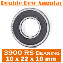 3900-2RS Bearing 10*22*10 mm ( 1 PC ) 3900 2RS Double Row Sealed 3900 RS Angular Contact Ball Bearings 2024 - buy cheap