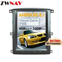 Tesla Screen Android Player For TOYOTA LAND CRUISER LC100 2002 2003 2004 2005 2006 2007 Radio Receiver Recorder Stereo Head Unit