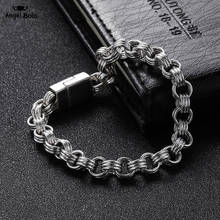 DIY Bangles Charms Bracelets Men Pulseira Jewelry Gifts Fashion Punk Buddha Bracelets Wristband Ancient Silver Color for Women 2024 - buy cheap