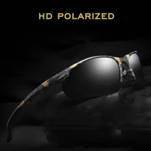 Polarized sunglasses men's luxury brand design driving sunglasses UV400 outdoor frameless glasses Gafas De Sol 1041 2024 - buy cheap