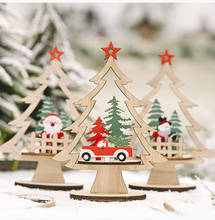 Деревянный Рождественский кулон, Рождественский Декор для дома, 2020 год, украшения для новогодней елки, рождественские подарки, новый год 2021 2024 - купить недорого