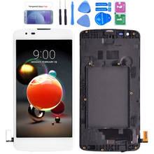 For LG K8 LTE K350 K350N K350E K350DS LCD Display with Touch Screen Digitizer Assembly With frame free shipping 2024 - buy cheap
