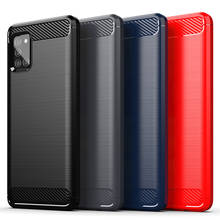 For Samsung Galaxy M31S Case Cover A02S M31 A21S A12 M30S M21 A51 A71 Anti-knock Bumper Carbon Fiber Soft Phone Case Samsung M31 2024 - buy cheap