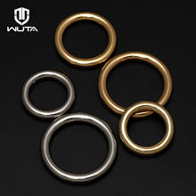 Wuta-anel redondo de metal resistente com 10 peças, acessório de couro para cinto de correia sem soldado, cinto de bagagem 2024 - compre barato