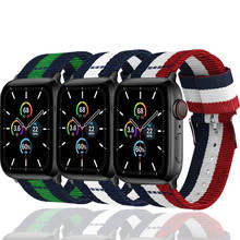 Ремешок нейлоновый для apple watch 4, 3, 42, 38 мм, 44 мм, 40 мм 2024 - купить недорого