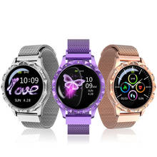 Reloj inteligente deportivo resistente al agua IP67, reloj inteligente con pantalla redonda a Color, Bluetooth, recordatorio del período fisiológico de las mujeres a la moda 2024 - compra barato